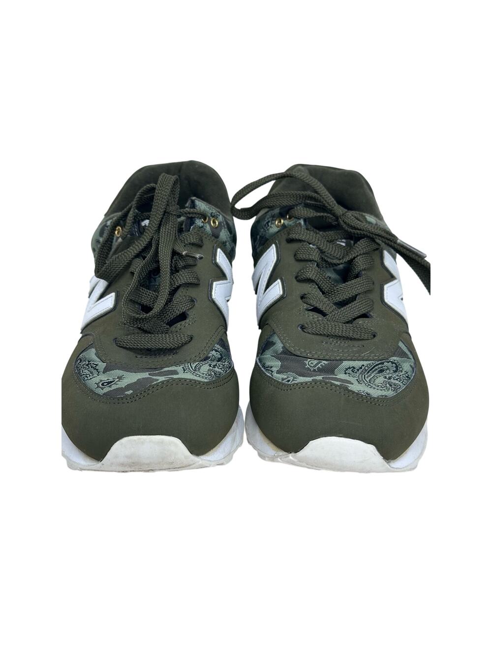 New Balance 574 Sneakers Paisley Camouflage Green